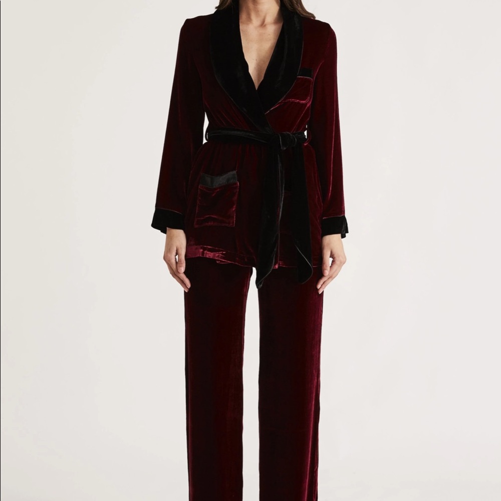 Sleeping with Jacques Bon Vivant robe and pant set Hugh Hefner edition